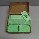 200 Pcs Wet Wipes Individually Wrapped, Personal Cleansing Wipe, Travel Size Hand Wipe, Green Tea Body Wipes Bulk for Homeless, Suitable for Restaurant, Wedding, Barbecue, Light Green