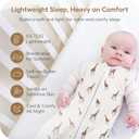 Baby Sleep Sack 0.5 TOG, Lightweight Breathable Wearable Blanket with Zipper, 0-3-6-12-24M-4T, 3-Pack