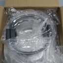 Rubbermaid Brilliance Round Leak Proof Food Storage Containers, 6 Piece Set