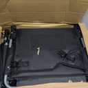 LET'S CAMP Folding Stadium Seat Bleacher Chair with Cup Holder, Mesh Bag and Hide Hooks, Portable Stadium Chair with Back and Cushion