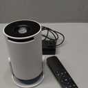 Mini Portable Projector 4K WiFi 6 BT 5.2 Upgraded Portable Projector Full HD Supported for Phone /PC /TV /HDMI /PS5 /Laptop Auto Keystone Home Theater 180 Rotation [Built-in App] White