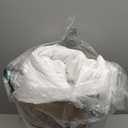 Bedsure Queen Size Comforter Set, White Soft Prewashed Bedding for All Seasons, 3 Pieces GentleSoft Warm Down Alternative Bed Set, 1 Lightweight Comforter (90"x90") and 2 Pillowcases (20"x26")