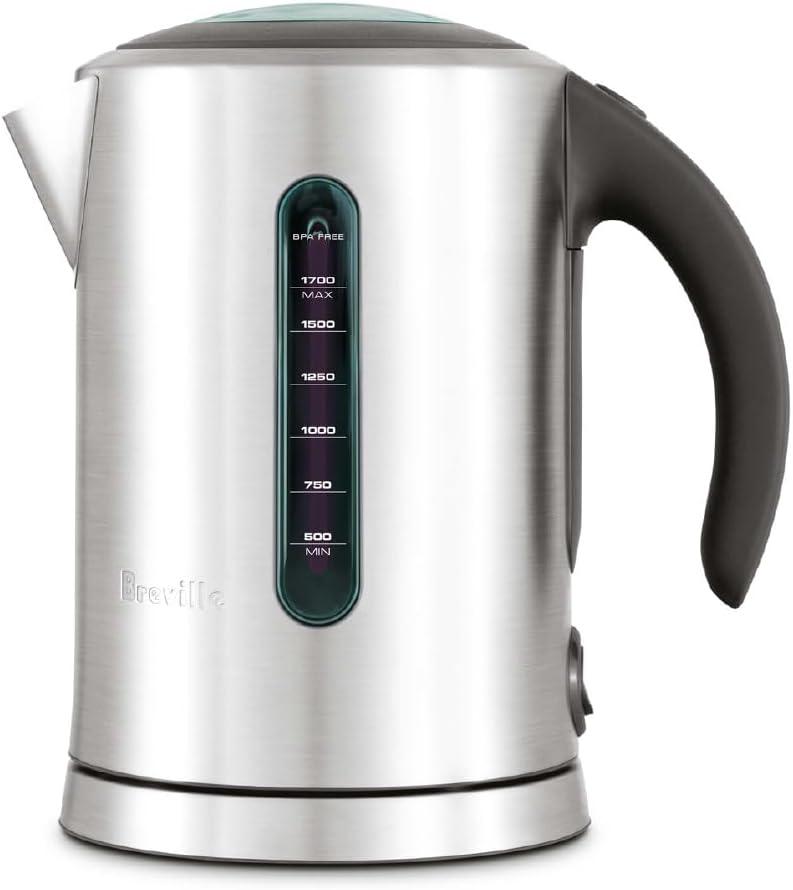 Breville BKE700BSS Soft Top Pure Hot Water Kettle, 7 Cup, Brushed Stainless Steel (1.7 litre)