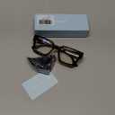 livho Oversized Eyewear Frame for Woman and Men - Rectangle Fashion Glasses for Computer, Chic Preppy Frame (*Coco Tortoise)