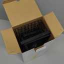 EUDELE Adhesive Shower Caddy, 5 Pack Rustproof Stainless Steel Bath Organizers With Large Capacity, No Drilling Shelves for Bathroom Storage & Home Decor (XL size, Black)