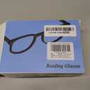 6 Pack Oprah Style Reading Glasses for Women Blue Light Blocking Computer Square Readers with Spring Hinge (Mix Color, 2.00, x)