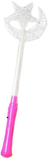 4 Pcs LED Light Up Wands Magic Wand For Party, Concert and Event 
(Star Moon)