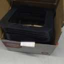 6 Pack - Multiple Size Combination 2.5 Inch Hitch Receiver Silencer Pad Effectively Reduce The Noise Disturbance- Compatible with Most 2.5 Inch Trailer Hitch Receiver