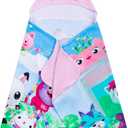 DreamWorks Gabby's Dollhouse Bath/Pool/Beach Soft Cotton Terry Hooded Towel Wrap, 24 in x 50 in, By Franco Kids