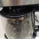 Basics Programmable 12 Cup Drip Coffee Maker with Glass Coffee Pot (1.9 Qt), Auto Shutoff, Touch Screen, Auto Pause, Removable Filter Basket, Black & Silver