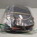 LOVEVOOK 40L Large Travel Backpack for Women Men, 17 Inch Carry on Backpack for Traveling on Airplane, Personal Item Bag Airline Approved, Business Causal Weekender Backpack, Black-Brown