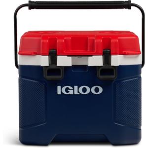 Igloo Trailmate 25 Qt Cooler, Insulated Hard Shell Ice Chest, Americana