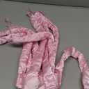 No Heat Hair Curler Headband for Long Hair, Satin Heatless Curling Rod with Adjustable Strap Overnight No Heat Curling Roller for Women and Girls Waves and Curls (Pink)