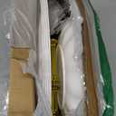 6 Pcs Cupcake Stand Dessert Table Display Set 2 Pcs 3 Tier Plastic Cake Stand Holder 4 Pcs Dessert Serving Tray Cookie Platter Rack Tower for Tea Party Wedding Baby Shower (Round White; Gold rods)