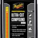 Meguiar's Mirror Glaze M105 Ultra-Cut Compound, Car Rubbing Compound for Removing Scratches and Heavy Swirls While Adding Shine, Safe and Effective on All Glossy Car Paint and Clear Coats, 8 oz
