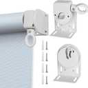 Universal Replacement Installation Accessories for Indoor/Outdoor Sunshade and Roller Blinds (White)