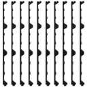 12 in Inside Classic Ribbed Profile Foam Closure Strip for Metal roof Foam Closure Strips Panels 3' Long Metal roof Inside Closure Strip 10 Pack