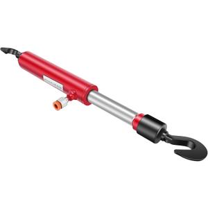Hydraulic Pull Back Ram 10 Ton for Power Frame Machine Puller Body Shop, Frame Tools Rotating Hook for Hydraulic Pull Back Ram Power Frame Machine Red
