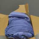 Amazon Basics Cooling Comforter, Soft Lightweight Waffle Weave Blanket for Hot Sleepers, Summer & All Season Bedding to Keep Cool for Night Sweats, 90"x90", Queen, Blue