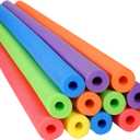 Nezyo 12 Pack Pool Noodles Foam Swim Noodles 52 Inch Jumbo Hollow Swimming Pool Noodle Bulk Floats Heavy Duty for Xmas Decoration Craft Projects Padding Bumper (Mix Colors)