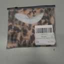 Women's Summer T Shirt Casual Cheetah Print Short Sleeve T Shirt Vintage Tee Top Streetwear (Brown, L)