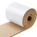 Jecery 1/4" x 6" x 2.5 Yard Adhesive Felt Padding Felt Adhesive Roll Orthopedic Part for Wound Cushioning, 1 Roll(Light Brown)