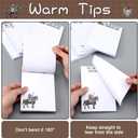 Tinlade 12 Pcs Armor of God Sticky Notes Gifts Knight Notepads 3.9 x 5.5 Inch Funny Religious Sticky Notes Self-Stick Writing Memo Pad for Back to School Teacher Gift Office Supplies Student Coworker