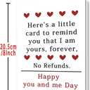 3 x Happy Anniversary Cards for Women Men Husband Wife | Valentine Day Gifts for Him Her (CD-117)