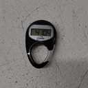 Simple Walking Pedometer 3D Step Counter for Men Women Kids (Black)