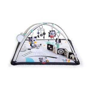 Tiny Love Baby Tummy Time Play Mat, Gymini Deluxe Baby Play Mats for Floor, Magical Tales Black & White Activity Gym