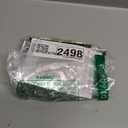 Upgraded Mortise Lock Set for Interior Door, Antique Brass Crystal Glass Door Knobs with Lock and Skeleton Key, Old Style Door Knobs Reversible for Left & Right Handed Door