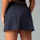 Colorfulkoala Skirts for Women High Waisted A Line Tennis Golf Athletic Casual Mini Skorts with Pockets and Built-in Shorts (Black)