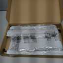 Window Sill Mount Cat Perch for Indoor Cats, One-Step Sliding Clamping Slot Adjustment Cat Hammock with Washable Cover, No Suction Cups Pet Bed for Windowsill & Bedside (Large)