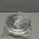 4 Pack Upgraded Chrome Drip Pans Kits Reflector Bowls Compatible for Whirlpool W10196405 W10196406 W10278125(Packed Two 6"and Two 8")