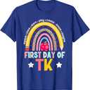 First Day of TK Teacher Transitional Kindergarten Student T-Shirt. Kids 6