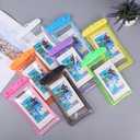 FHUSIHAIY 2pcs Glow-in-The-Dark airbag Mobile Phone Dry Bag with Touch Screen Diving Adaptation to iPhone16.15.14.13 Series