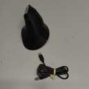 Eelexa New Dual Mode Ergonomic Mouse, Rechargeable Bluetooth Vertical Ergo Mouse Wireless 5 Adjustable DPI, Silent 2.4 GHz Optical Carpal Tunnel Mouse for Compatible with Laptop, PC (Right Hand)