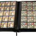 TopDeck 1600 Card Ringless Zip Binder Pro - 5X5 25-Pocket Pages Side Load Sleeve TCG Storage Portfolio, Compatible with Pokemon, Yu-Gi-Oh, One Piece, MTG, Sports, Trading Collectible Cards - Black, 2.5 x 3.5 inches