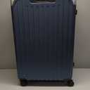 LEVEL8 Grace Luggage, 28 Inch Hardside Suitcase, Abs+Pc Harshell Spinner Luggage with Tsa Lock, Spinner Wheels, Blue, 28 Inch