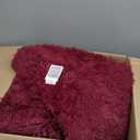 GONAAP Fuzzy Faux Fur Throw Blanket  Super Soft Cozy Plush Fuzzy Shaggy Blanket for Couch Sofa Bed (Throw(50"x60"))