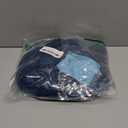 BERON Blue Wig Short Curly Wig for Women Mix Blue Wigs with Bangs Synthetic Dark Blue Wigs with Hairnet Included