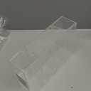 CORE HOME Multi-Purpose Easy Slide Four Drawer Storage Bin Tabletop Organizer 6.75 x 9.75 Inch Acrylic Clear