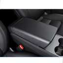 Tesla Model 3 / Y Arm Rest Cover & Center Console Cover, Compatible with 2017-2023 Model 3 and 2020-2024 Model Y, ABS Material Scratch Resistant (Matte Carbon Fiber Pattern)