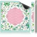 XINTONG American Mahjong Mat, 3232 Inches,3mm Thickness | Mahjong Mat for Table with Rules, Anti-Slip,Waterproof, Noise Reduction, Wrinkle-Free Mah jongg Mat.(Pastel Floral Wave)