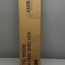 White Floating Book Shelves for Wall, 36 Inch Wall Bookshelf for Kids Bedroom, Large Deep Hanging Shelves with Metal Brackets for Living Room Office Dcor Indoor Plants (3-Pack)