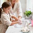 Cute Rabbit Shape Self-Draining Ceramic Soap Dish for Bathroom, Kitchen, Sink & Shower, Easy to Clean, Keeps Soap Dry, Durable & Stylish Cartoon Design, Perfect for Home Dcor.