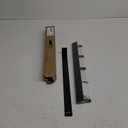 KitchLife Long Over The Door Hooks Hanger with 15.75" Extended Arms, Fits 1 3/8" Doors, L40U - Bathroom Accessories and Towel Rack Organization - 1 Pack, Matte Black