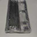 Bumusty 3Tier Expandable Shoe Rack for Closet, 18“33” Adjustable Shoe Rack for Small Space, Small Shoe Organizer for Front Door, Sturdy Metal, Black