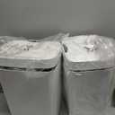 Vanpopubs 2 Pack 2.7 Gal Bathroom Trash Can with Lid, Automatic Trash Can Small Smart Garbage Can Touchless, Slim Motion Sensor Waterproof Plastic Trash Bins for Bedroom Office Kitchen Toilet (White)