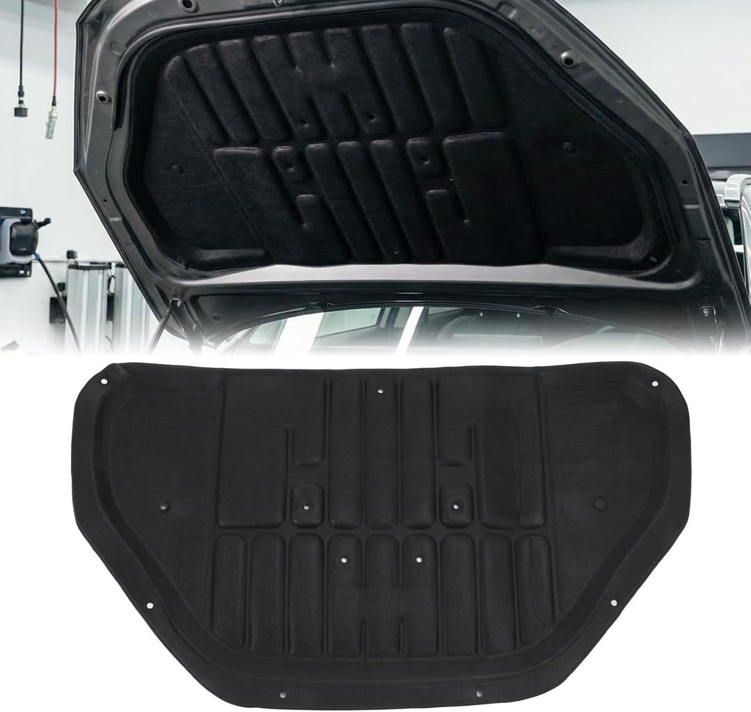 Soundproof Mat Compatible with Toyota Tacoma 2024-2026 PET Felt Engine Hood Heat Insulation Shield Compatible with Toyota 4Runner 2025 2026 Sound Protective Pad Foam Insulation